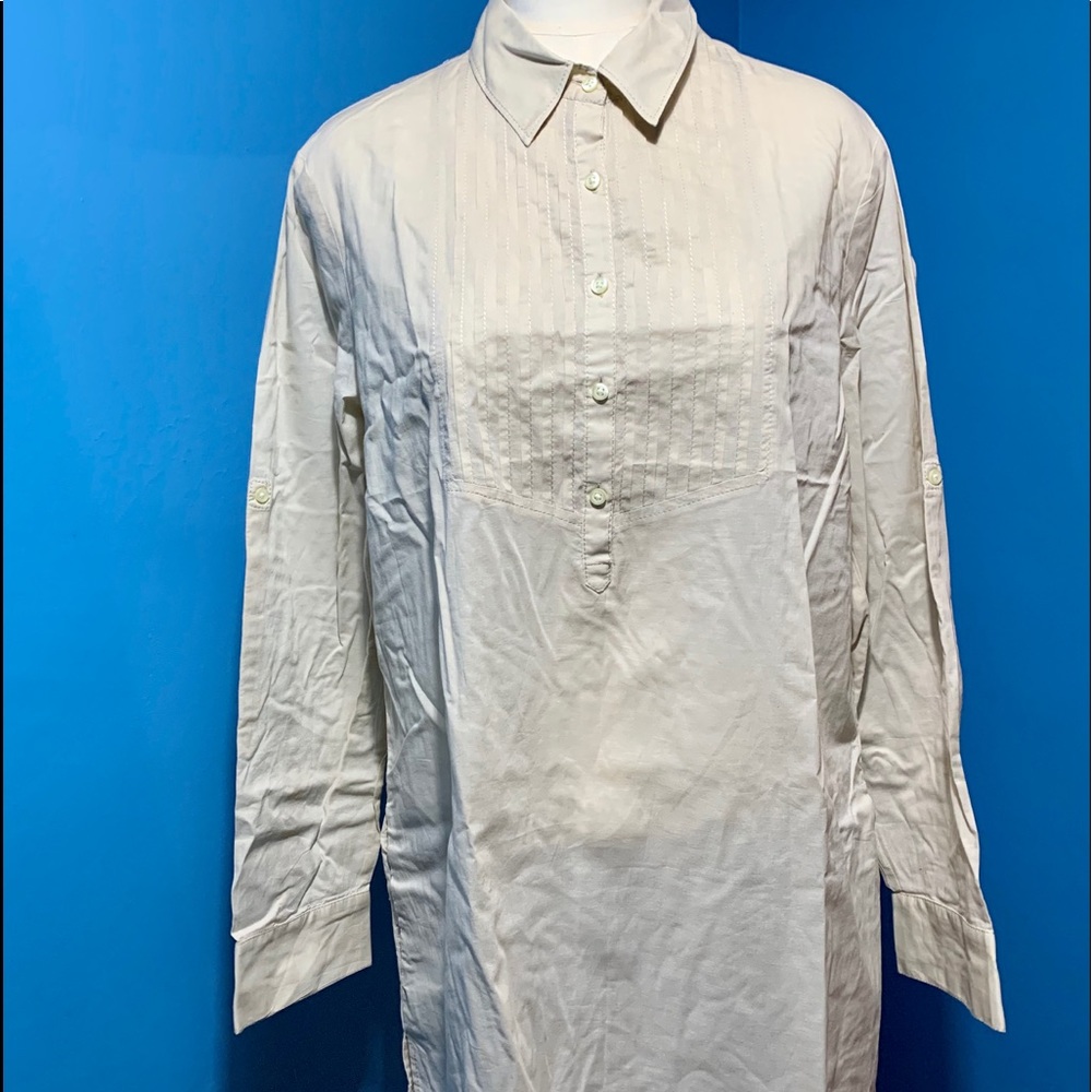 Banana republic bib front tunic